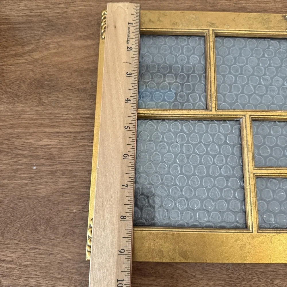 Picture Frame set Of Two Gold Plastic 9X9